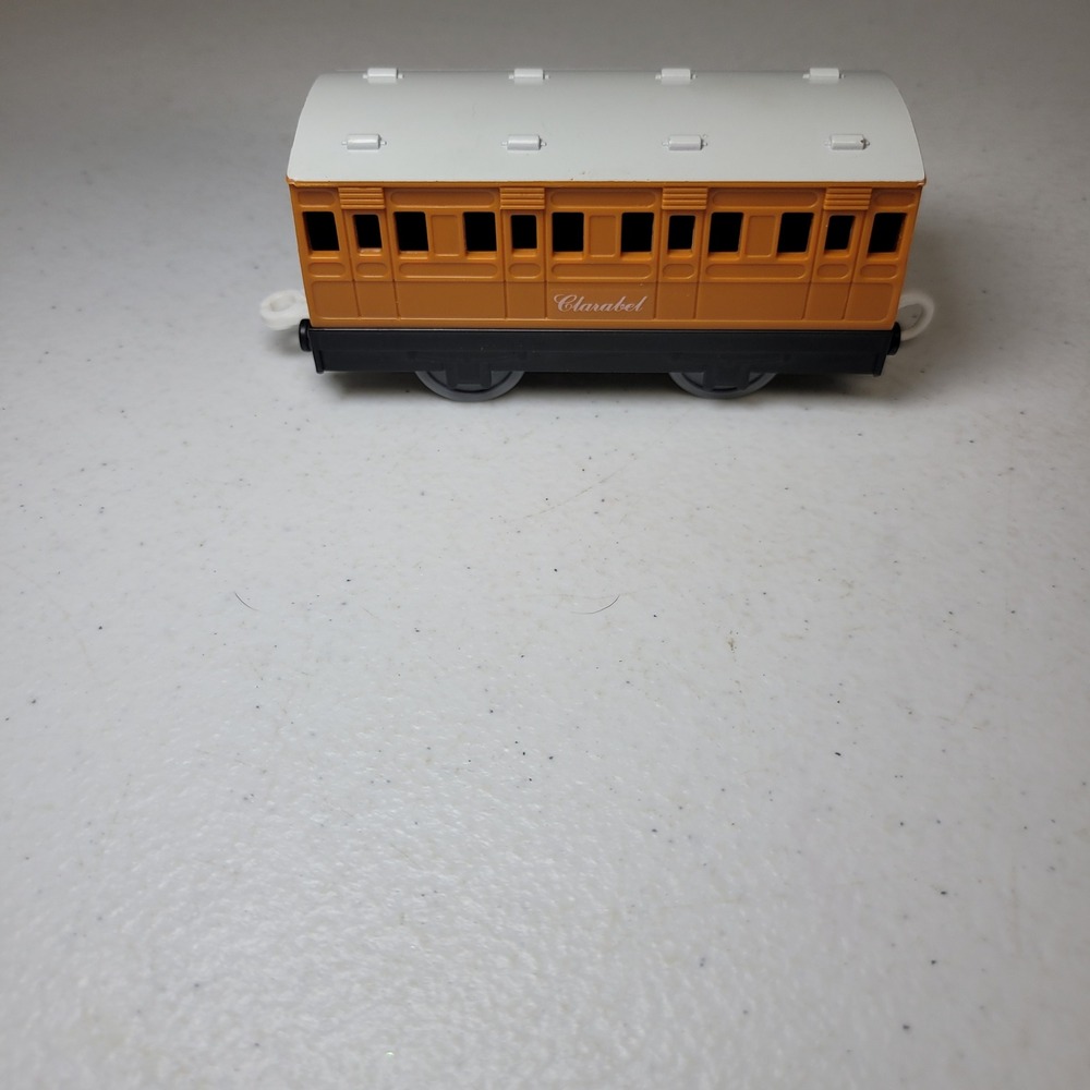 Tomy Thomas Friends Clarabel Coach Vintage Orange Train Car Trackmaster Plarail
